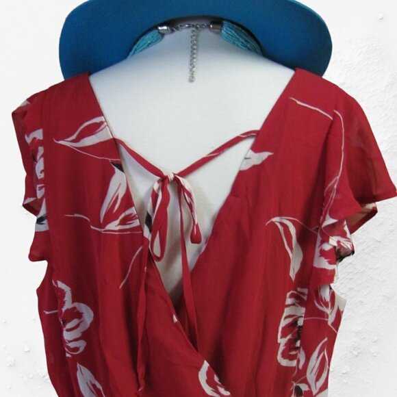 MAURICES  LADIES MAXI CAP SLEEVED DRESS - Picture 4 of 7